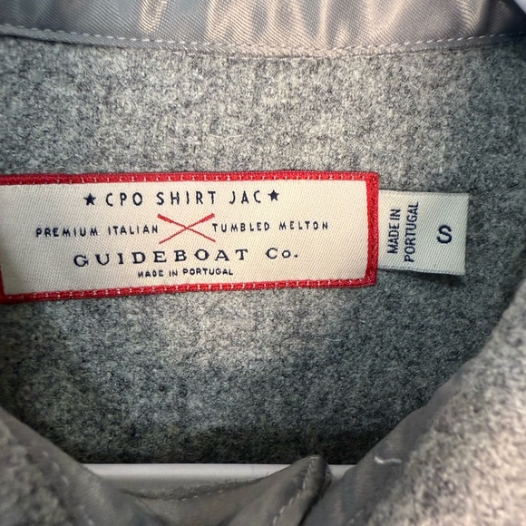 Guideboat Co. NWOT Women’s Small Gray Wool CPO Shirt Jacket Made in Portugal - Picture 3 of 7